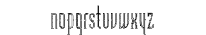 SkiltmalerInset Font LOWERCASE