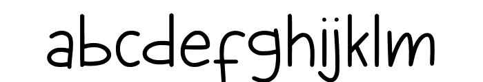 Skinny Linear Regular Font LOWERCASE