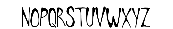 Skinny Mellow Regular Font UPPERCASE