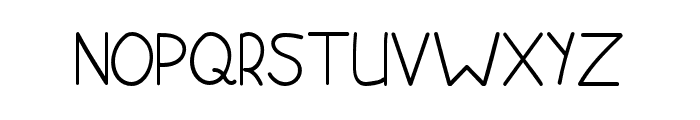 Skinny letters-Regular Font UPPERCASE