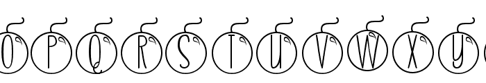 Skinny monogram01 Regular Font LOWERCASE