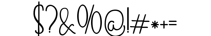 Skinny monogram03 Regular Font OTHER CHARS