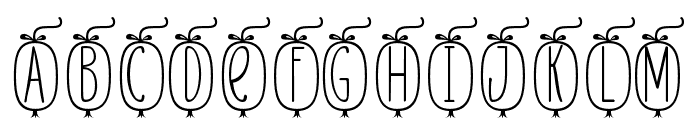 Skinny monogram03 Regular Font LOWERCASE