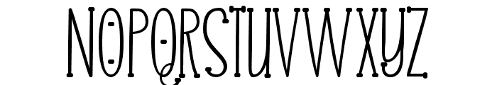 Skinny slap Regular Font LOWERCASE