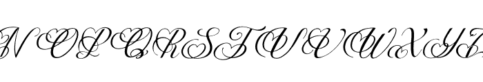 Skinship Italic Font UPPERCASE