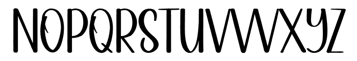 Skirt Font LOWERCASE