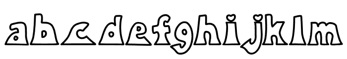 Skirty Font LOWERCASE