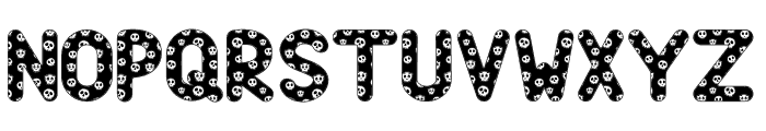 Skulloween Font LOWERCASE