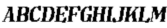 Sky-Pixel Font UPPERCASE