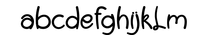 Sky Rainbow Font LOWERCASE