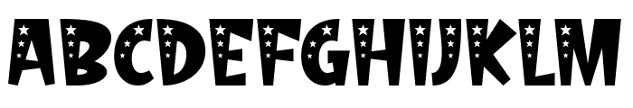 Sky Star Font UPPERCASE