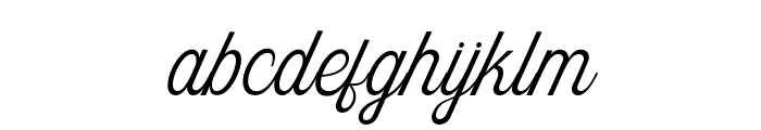 Skyblue-ExtraLight Font LOWERCASE