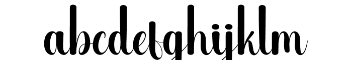 Skyday Font LOWERCASE