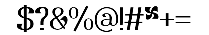 Skyex Regular Font OTHER CHARS