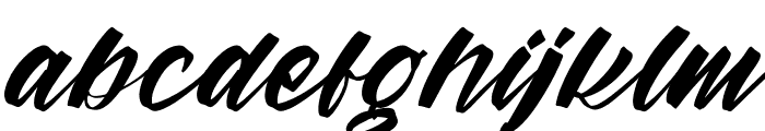 Skyfire Nightfall Italic Font LOWERCASE