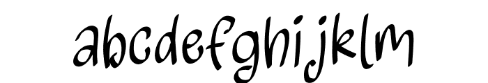 Skyla Regular Font LOWERCASE