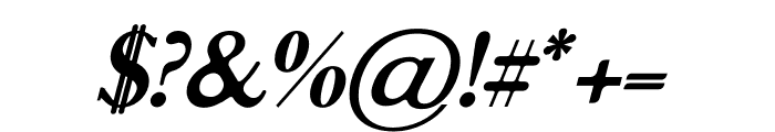 Skylar Sans Bold Italic Font OTHER CHARS