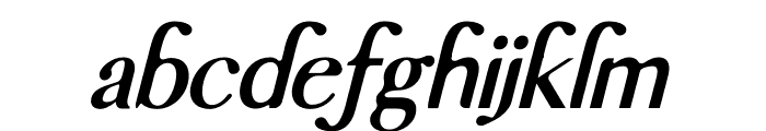 Skylar Sans Bold Italic Font LOWERCASE