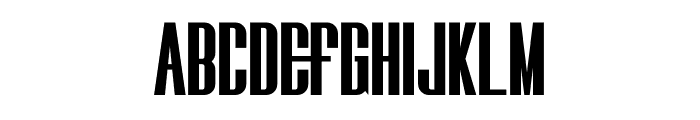 Skylines Regular Font UPPERCASE