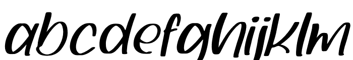 Skymate Italic Font LOWERCASE