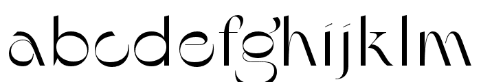 Skyrate-Regular Font LOWERCASE