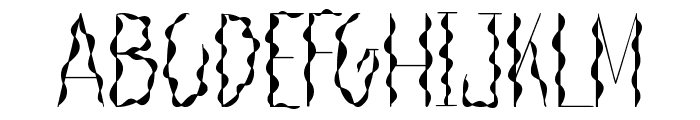 Skywaves Font UPPERCASE