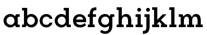 Slabien-Regular Font LOWERCASE