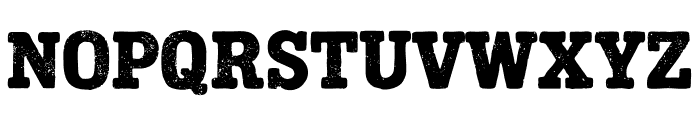 Slabprint Font UPPERCASE