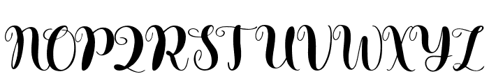 Slack on Christmas Regular Font UPPERCASE