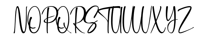 Slandia Signature Font UPPERCASE