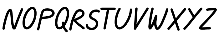 Slanting Regular Font - Handwritten Casual - What Font Is