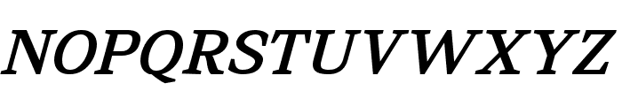Slanty Display Bold Italic Font UPPERCASE