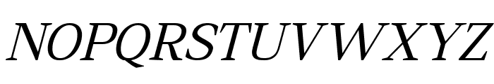 Slanty Display Italic Font UPPERCASE
