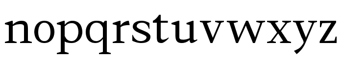 Slanty Display Regular Font LOWERCASE