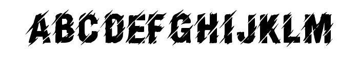 Slashed By Squeeb Creat Regular Font UPPERCASE