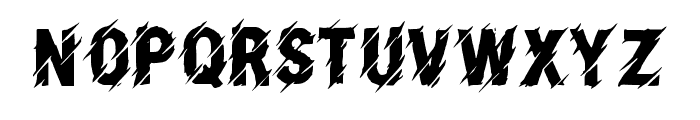 Slashed By Squeeb Creat Regular Font UPPERCASE