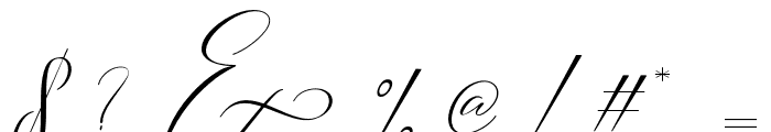 Slavelake-Regular Font OTHER CHARS