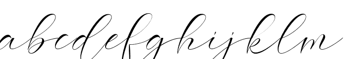Slavelake-Regular Font LOWERCASE