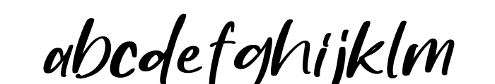 Slaymitte Italic Font LOWERCASE