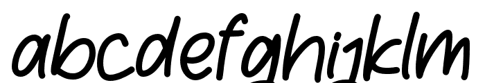 SleepAlone-Regular Font LOWERCASE