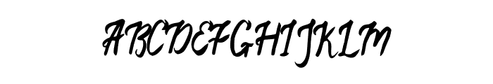 Sleigh Regular Font UPPERCASE
