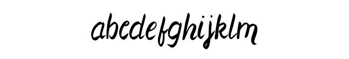 Sleigh Regular Font LOWERCASE