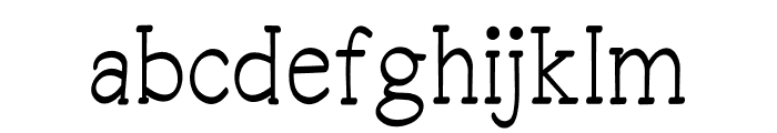 SleighRideSerifs Font LOWERCASE