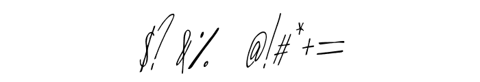 SlenderThin Italic Font OTHER CHARS