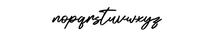 Slickstyle Font LOWERCASE