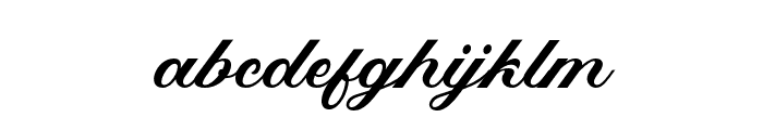 Slightly Hangover  Font LOWERCASE