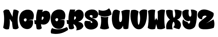 Slime Boom Font UPPERCASE