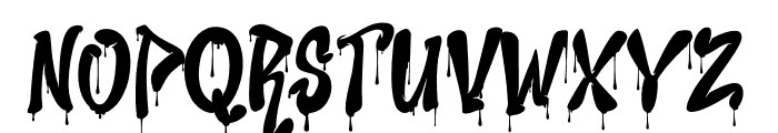 Slime Dripping Font UPPERCASE