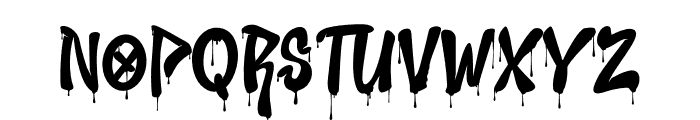 Slime Dripping Font LOWERCASE