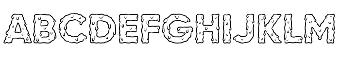 Slime Font Font UPPERCASE